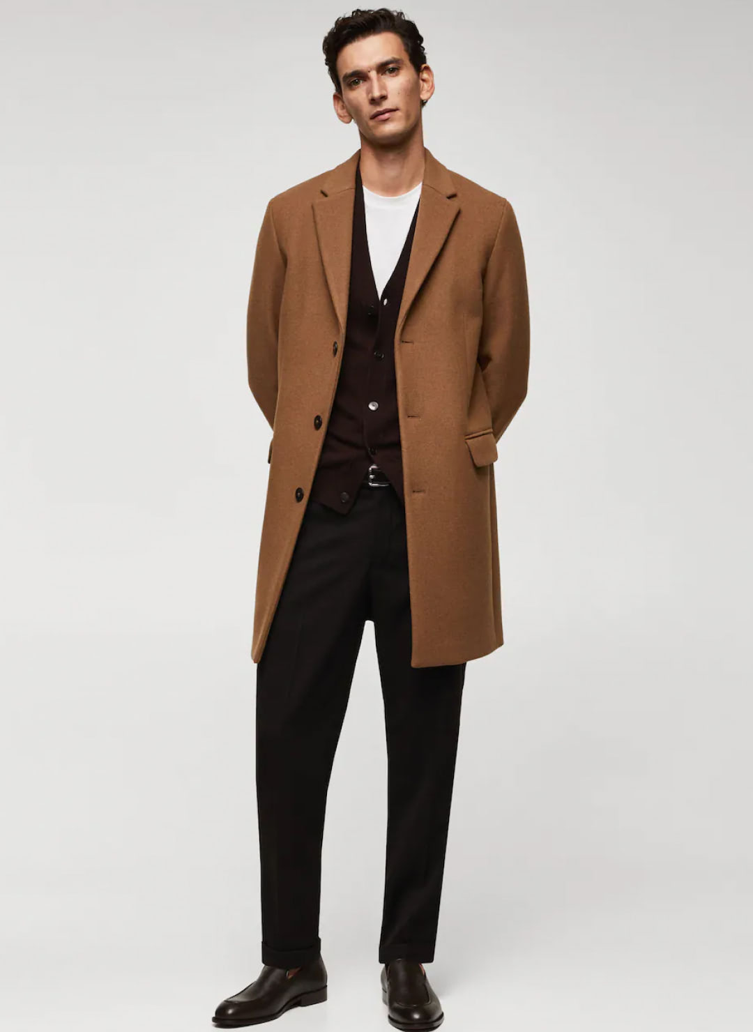 Cropped cashmere sweater